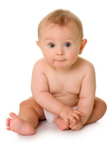 Photo of a baby, the subject of paternity testing